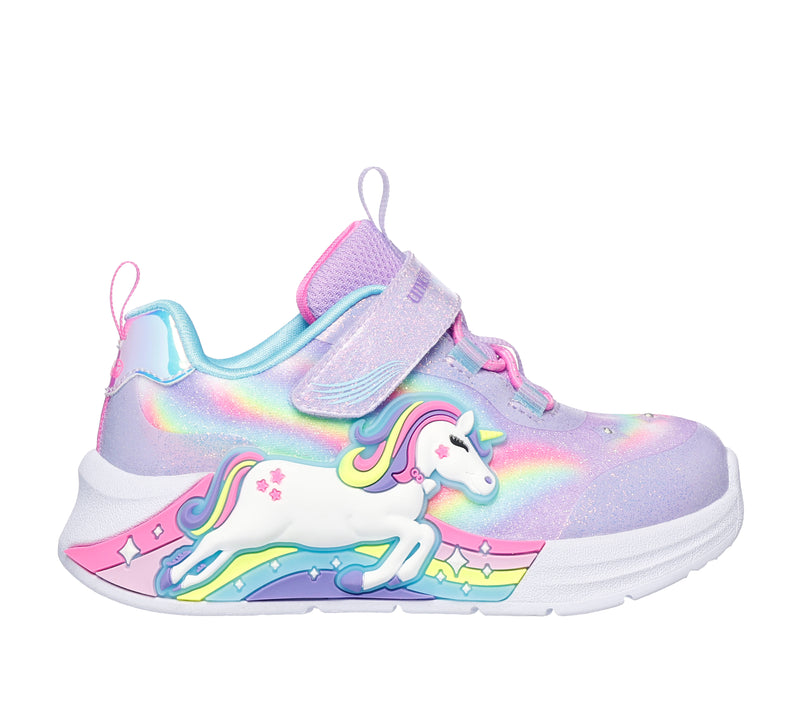 Skechers Girls Unicorn Sneakers - Lavender Multi