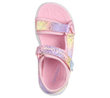 Skechers Girls Unicorn Dreams Sandaler - Light Pink Multi