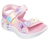 Skechers Girls Unicorn Dreams Sandaler - Light Pink Multi