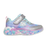 Skechers Eternal Heart Lights Sneakers - Silver