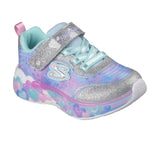 Skechers Eternal Heart Lights Sneakers - Silver