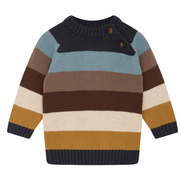 Hust & Claire Palle Strik Bluse - Blue Night