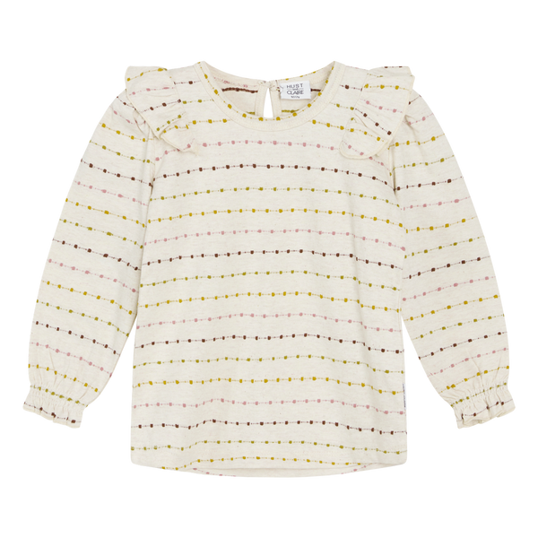 Hust & Claire Aliza Bluse - Wheat Melange