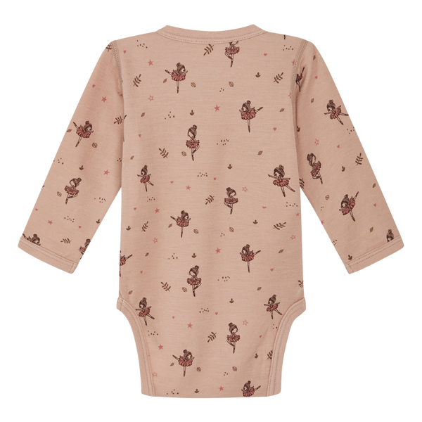 Hust & Claire Baloo Body, Uld/Bambus - Rose Cloud