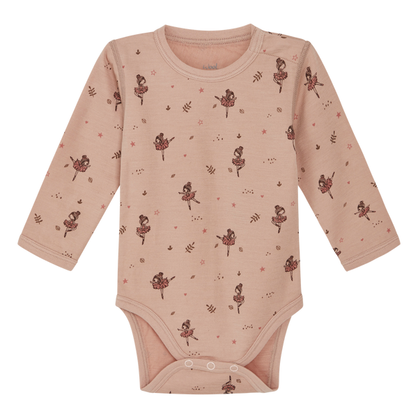 Hust & Claire Baloo Body, Uld/Bambus - Rose Cloud