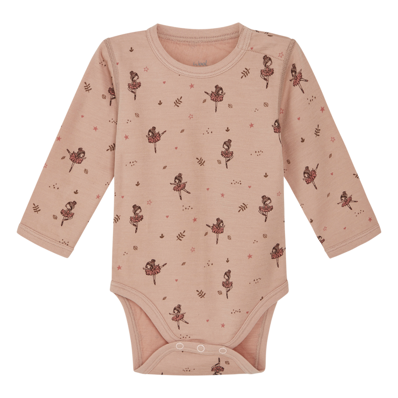 Hust & Claire Baloo Body, Uld/Bambus - Rose Cloud