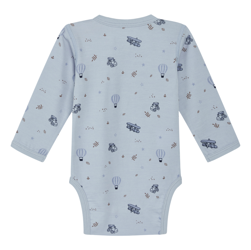 Hust & Claire Baloo Body, Uld/Bambus - Cloud Blue