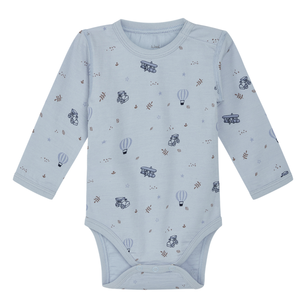 Hust & Claire Baloo Body, Uld/Bambus - Cloud Blue