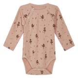 Hust & Claire Bao Wrap Body, Uld/Bambus - Rose Cloud