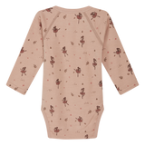 Hust & Claire Bao Wrap Body, Uld/Bambus - Rose Cloud