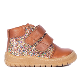 Angulus Mit-cut Sneakers - Cognac Multi Glitter