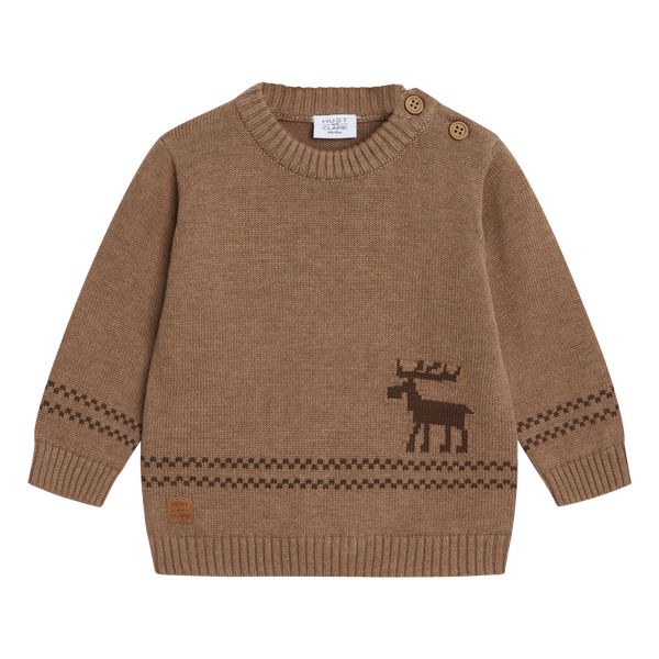 Hust & Claire Pilou Pullover - Coffee Melange