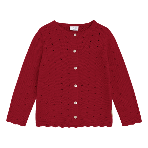 Hust & Claire Caren Cardigan - Teaberry