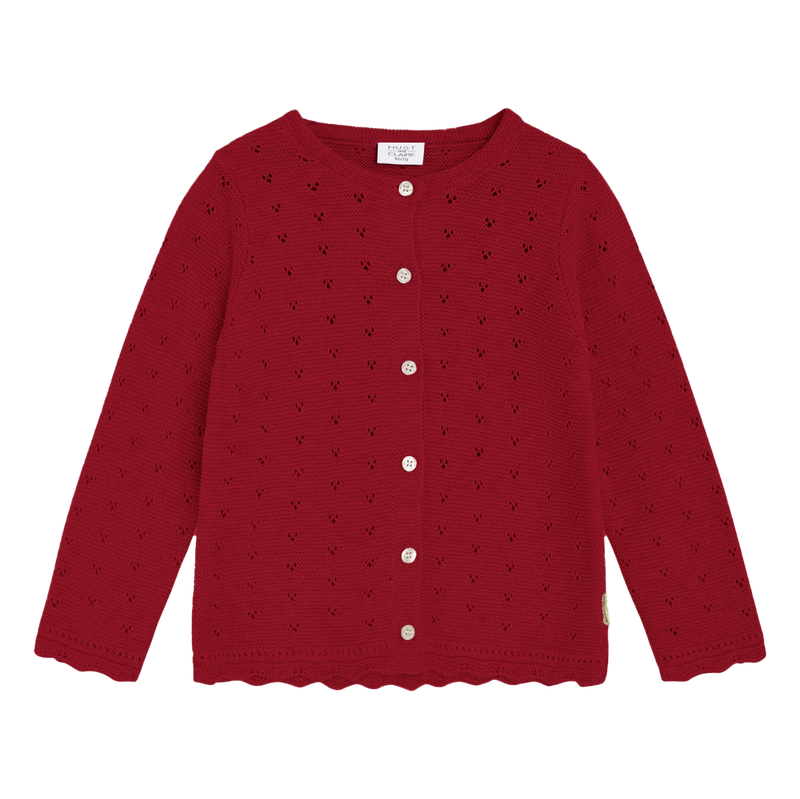 Hust & Claire Caren Cardigan - Teaberry