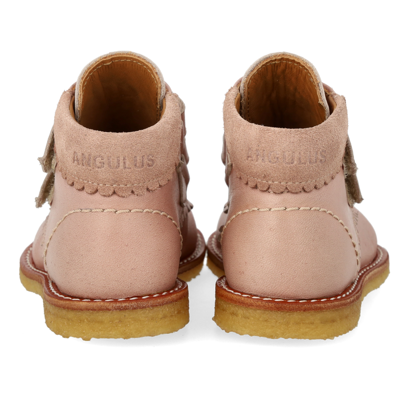 Angulus Begynder Sko m. kontrasthjerte - Rosebud