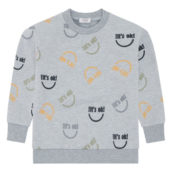 Hust & Claire Sejer Sweatshirt - Pearl Grey Melange