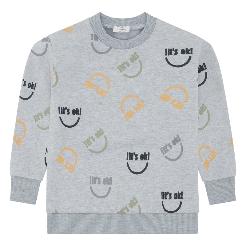 Hust & Claire Sejer Sweatshirt - Pearl Grey Melange