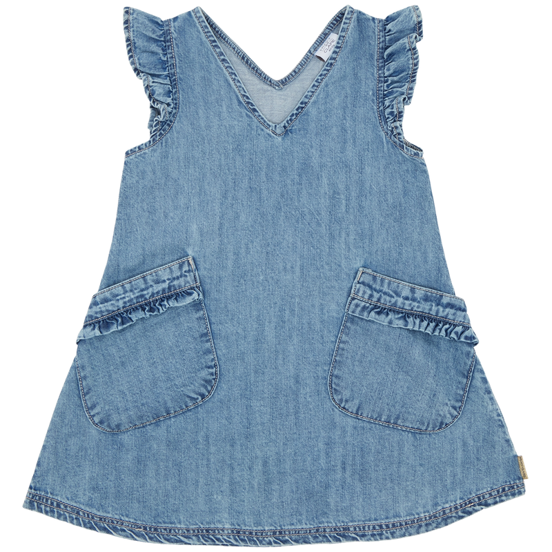 Hust & Claire Kaila Spencer Kjole - Washed Denim