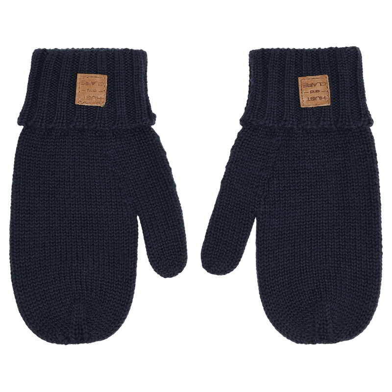 Hust & Claire Florine Uld Strik Vanter - More Navy