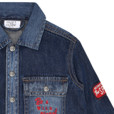 Hust & Claire Ravn Denim Skjorte - Dark Blue