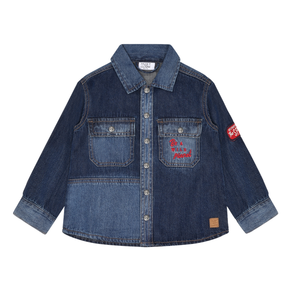 Hust & Claire Ravn Denim Skjorte - Dark Blue