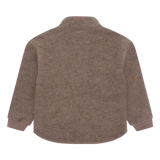 Hust & Claire Emi Zip Uld Jakke - Deer Melange