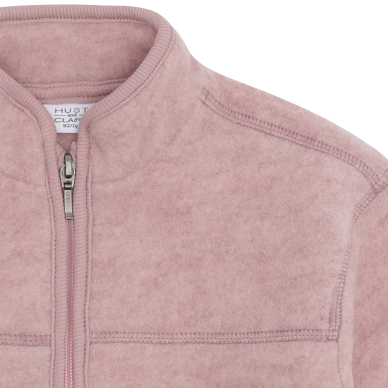 Hust & Claire Emi Zip Uld Jakke - Heather