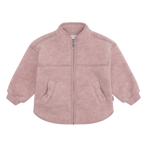 Hust & Claire Emi Zip Uld Jakke - Heather