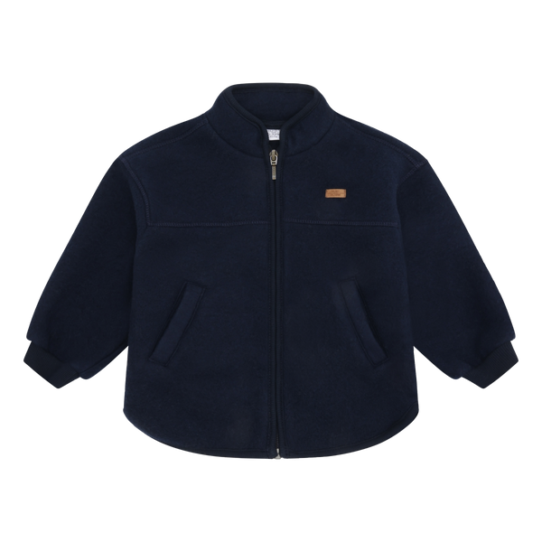 Hust & Claire Emi Zip Uld Jakke - More Navy