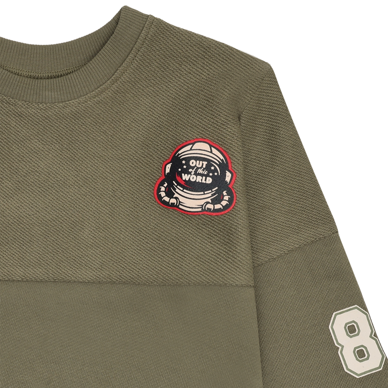 Hust & Claire Sejer Cross Terry Bluse - Turtle