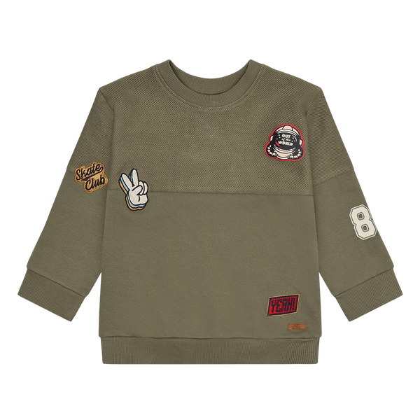 Hust & Claire Sejer Cross Terry Bluse - Turtle