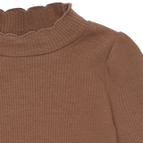 Hust & Claire Amma Bluse - Coca Mocha