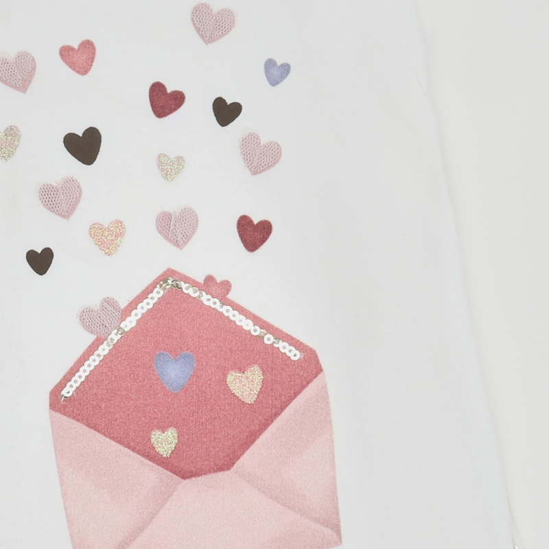 Hust & Claire Alma Bluse - Heart Letter Sugar