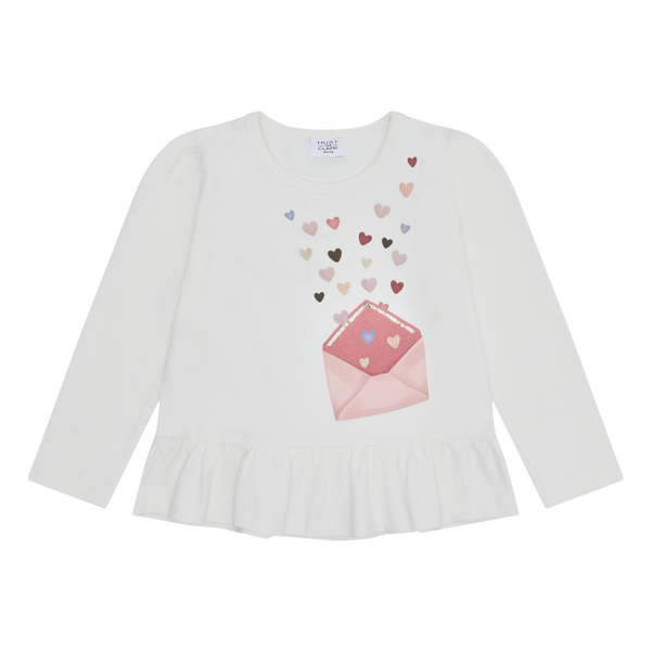 Hust & Claire Alma Bluse - Heart Letter Sugar