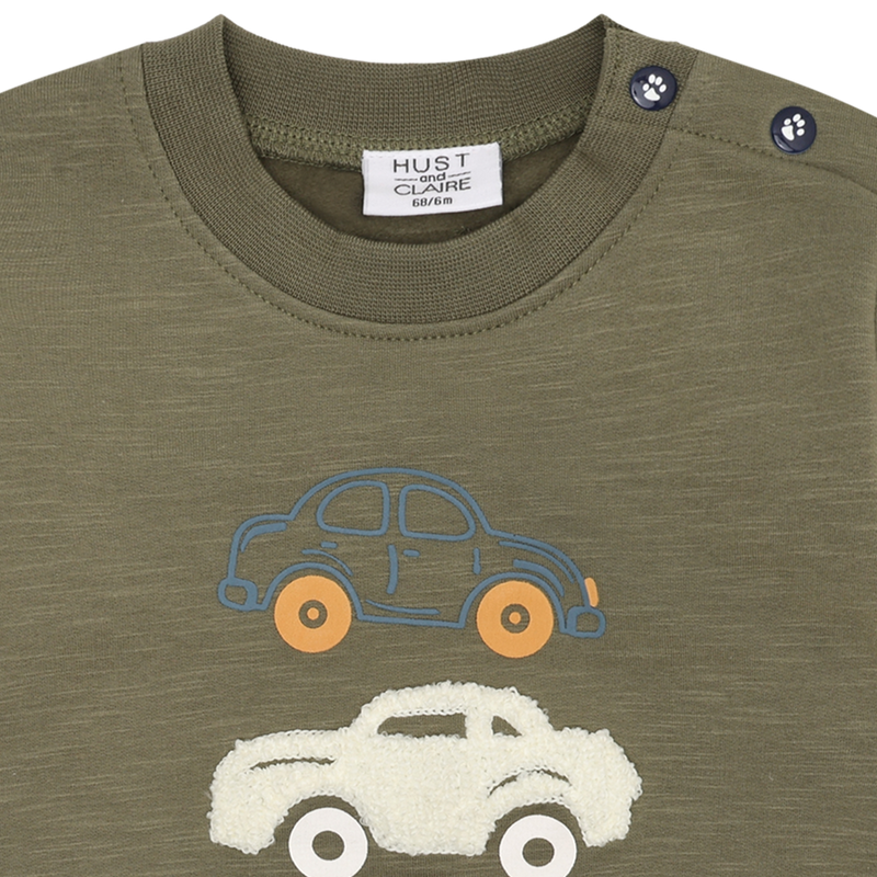 Hust & Claire Sofus Loop Cars Bluse - Turtle