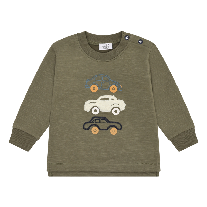Hust & Claire Sofus Loop Cars Bluse - Turtle