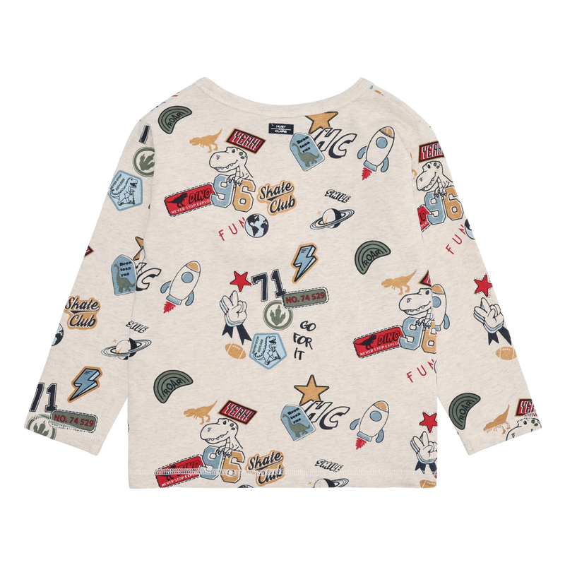Hust & Claire Anton Badges Bluse - Wheat Melange