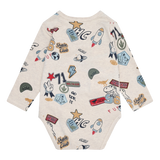 Hust & Claire Buster Badges Body - Wheat Melange
