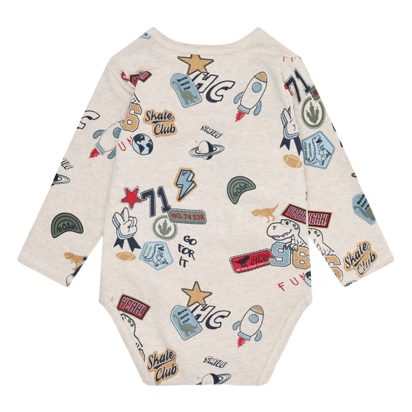 Hust & Claire Buster Badges Body - Wheat Melange