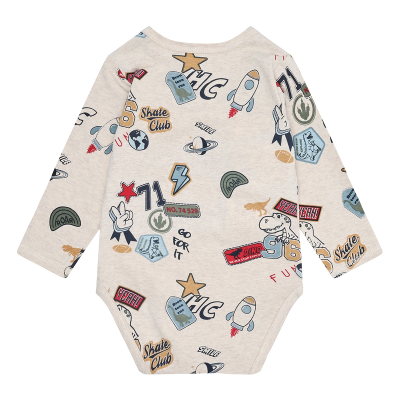 Hust & Claire Buster Badges Body - Wheat Melange