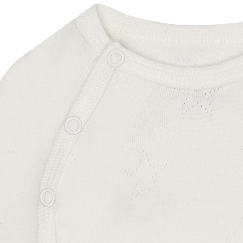 Hust & Claire Bing Pointelle Star Wrap Body - Sugar