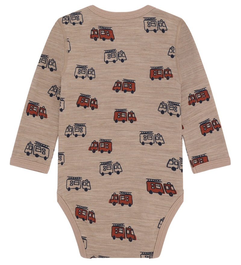 Hust & Claire Baloo Firetruck Body, Uld/Bambus - Biscuit