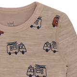 Hust & Claire Baloo Firetruck Body, Uld/Bambus - Biscuit
