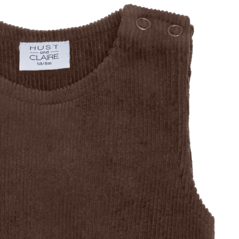 Hust & Claire Mem Soft Romper - Brown Stone