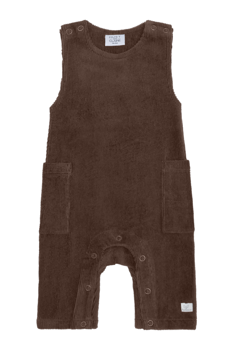 Hust & Claire Mem Soft Romper - Brown Stone