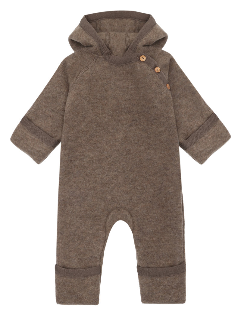 Hust & Claire Mevi Hood Ulddragt - Deer Melange