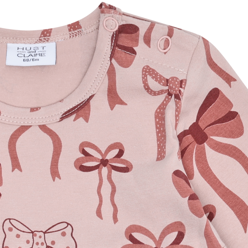 Hust & Claire Kis Kjole - Bows Adobe Rose