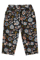 Hust & Claire Tammy Fløjls Bukser - Winter Flora Light blue
