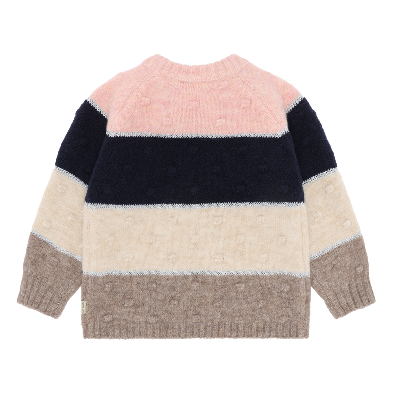 Hust & Claire Pippa Strik Bluse - Wheat Melange