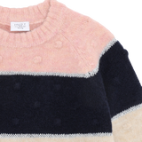 Hust & Claire Pippa Strik Bluse - Wheat Melange